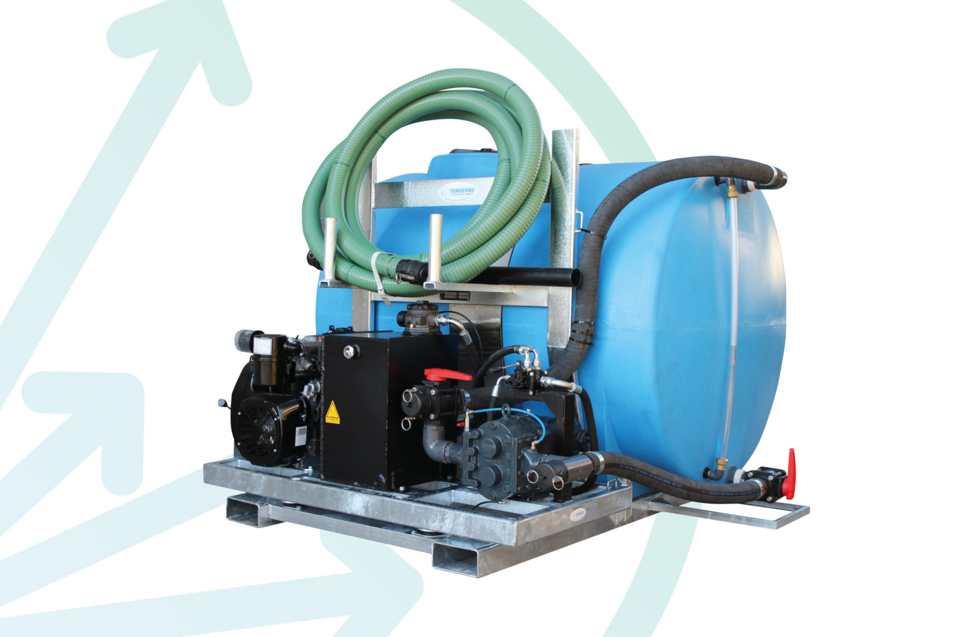 Industrial high pressure cleaner units